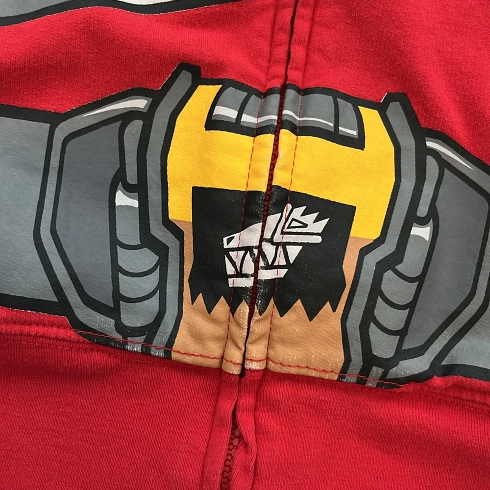 Red Power Ranger Hoodie Size 8/10 - Picture 2 of 2